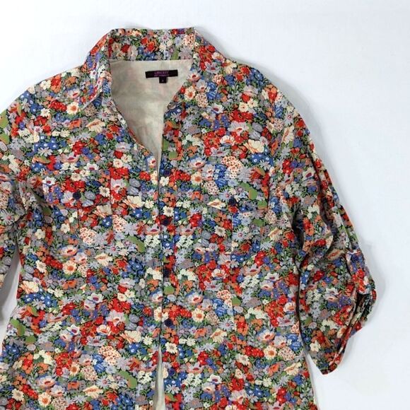 Liberty Art Button Down Mini Dress - Picture 6 of 6